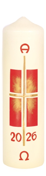 Ostertischkerze 22060 mm, Dek. 3422